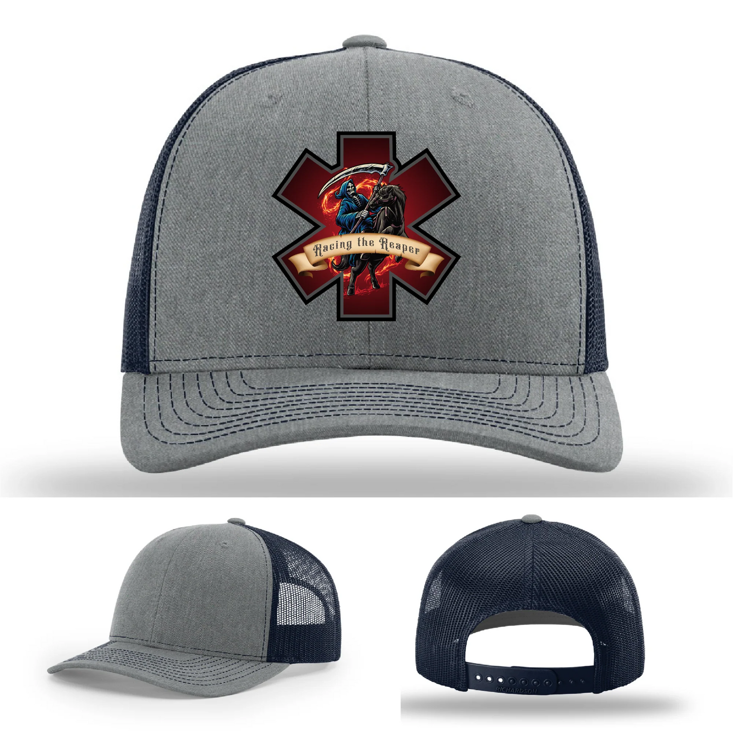 EMS Reaper Leather Patch Hat