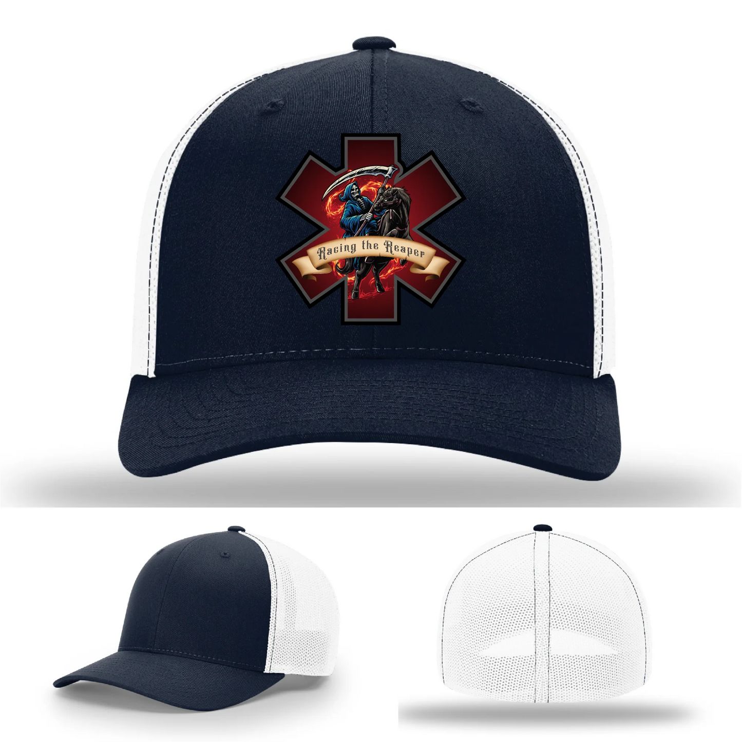 EMS Reaper Leather Patch Hat