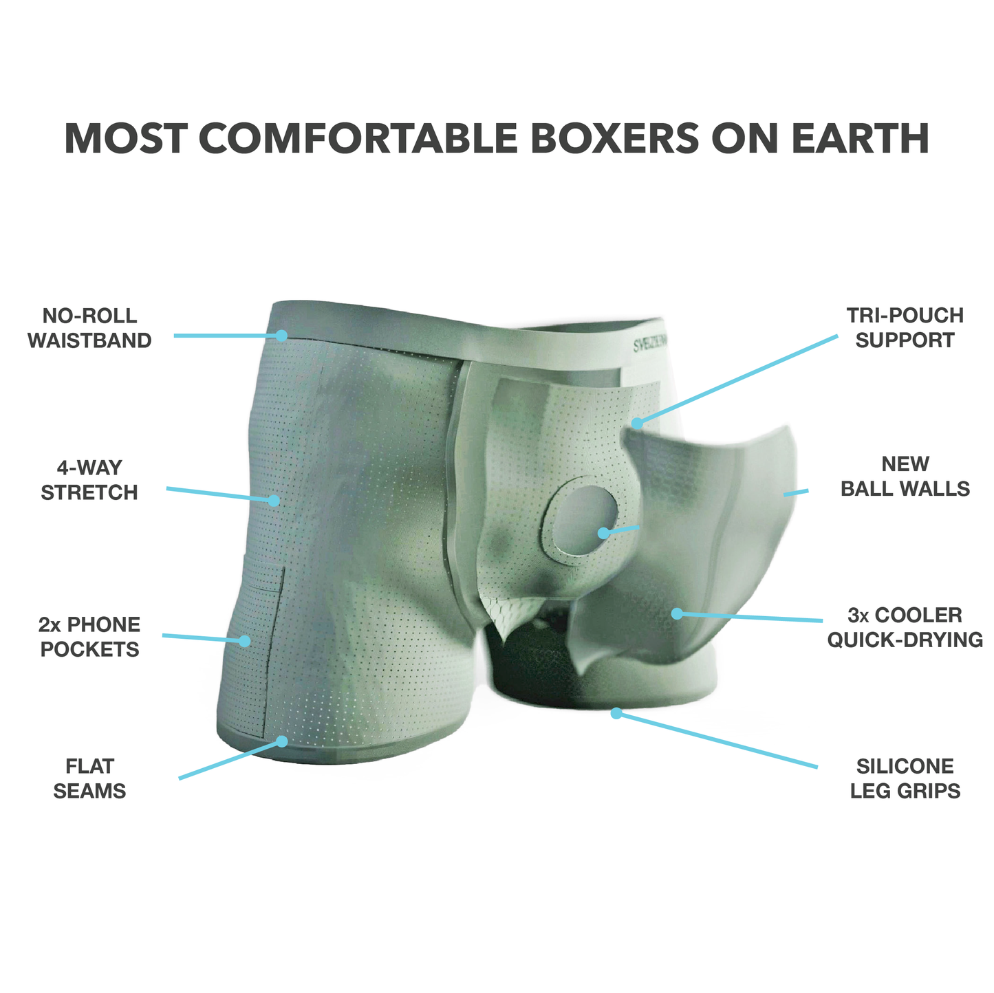 SVBZERO TRI-POUCH™ BOXERS | COOLING
