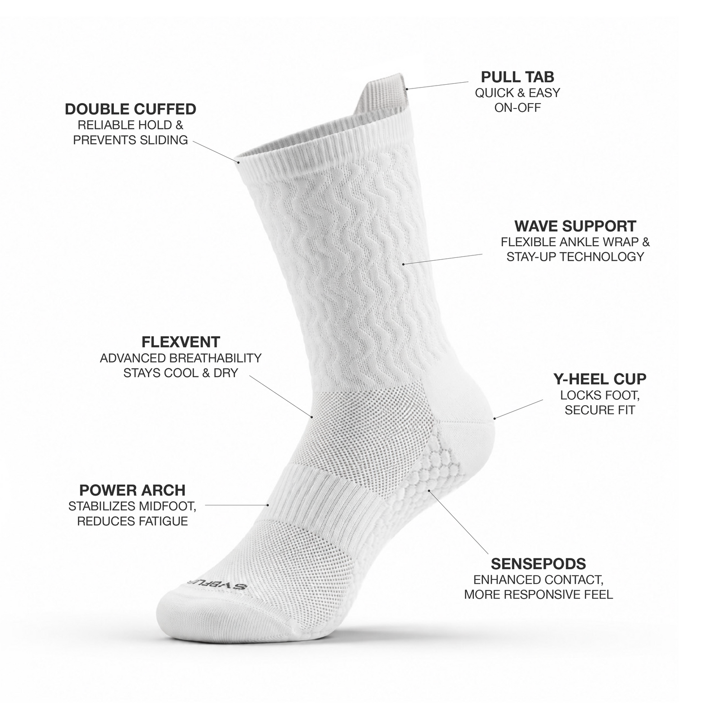 RaceKnit™ Ultralight Cooling Crew Socks