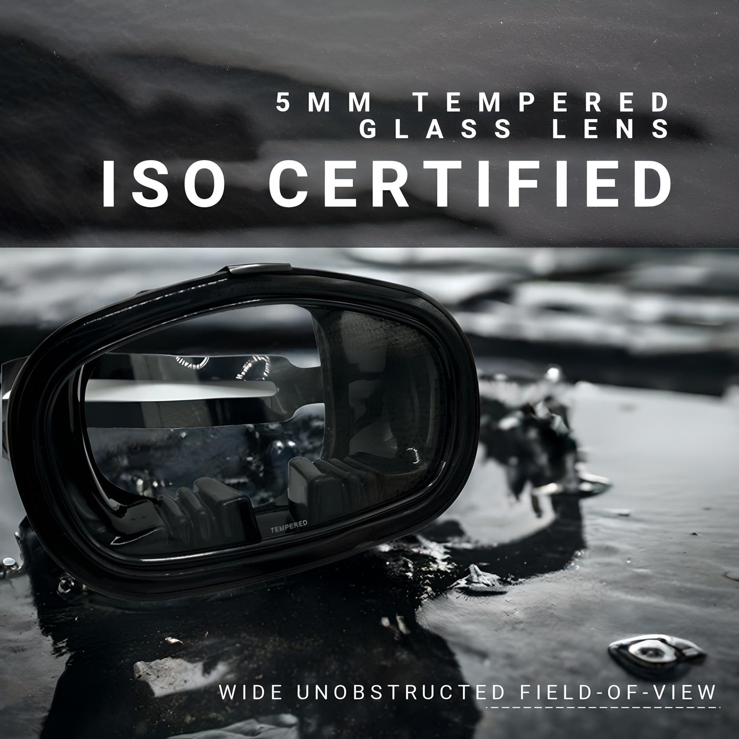 ATACLETE Bermuda High-Volume, Pararescue Dive Mask