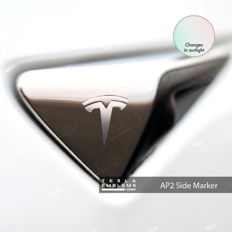 KPMF Matte Aurora Peal Tesla Autopilot Camera Side Marker Decals (2pcs)