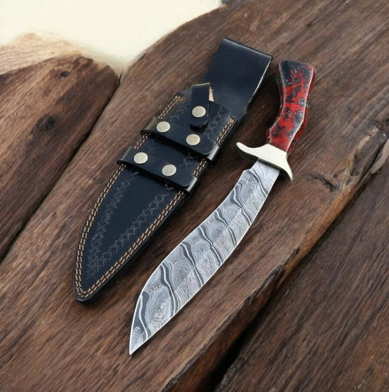 Authentic Gurkha Knife 15" Damascus with Sheath