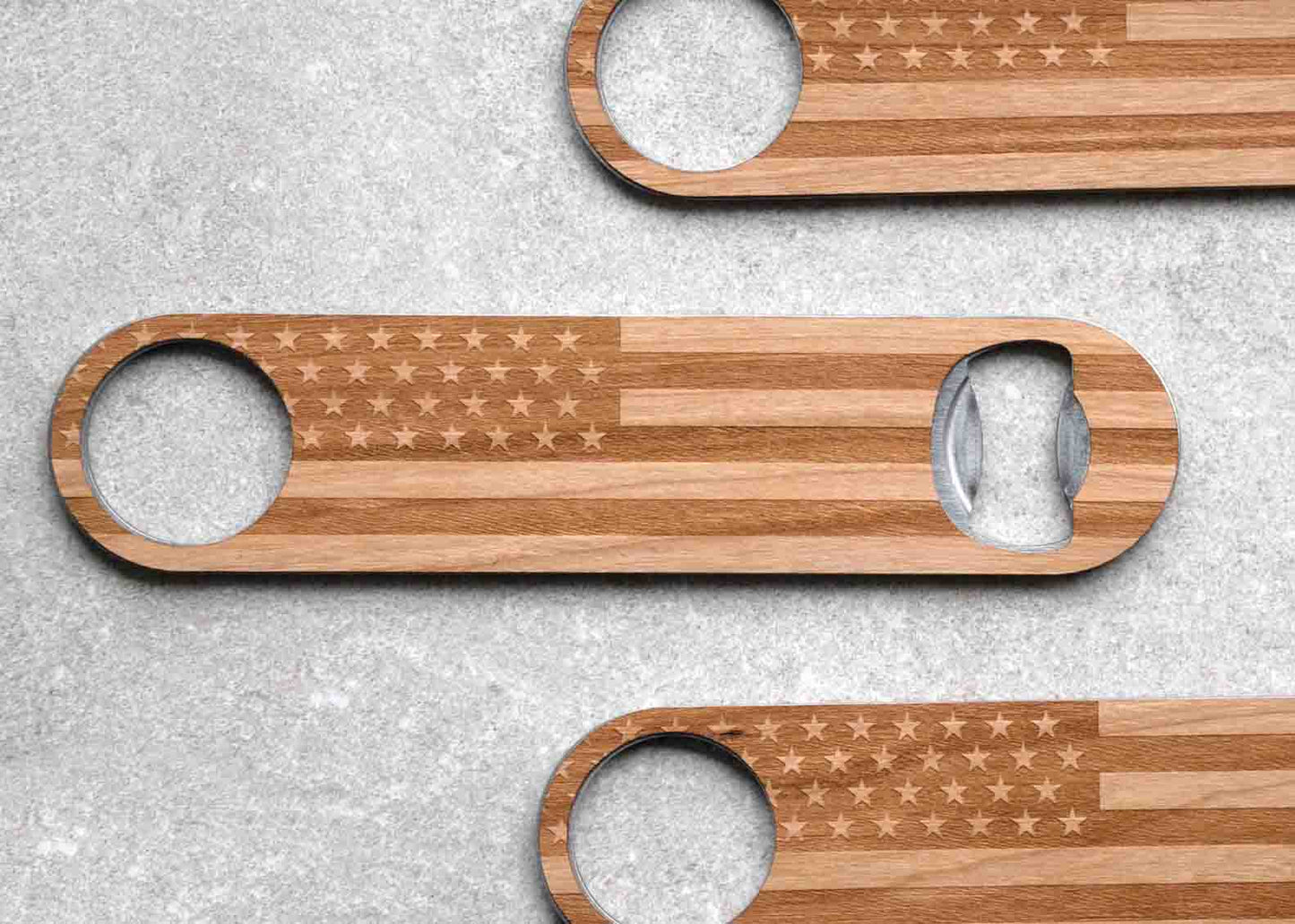 American Flag Bottle Opener
