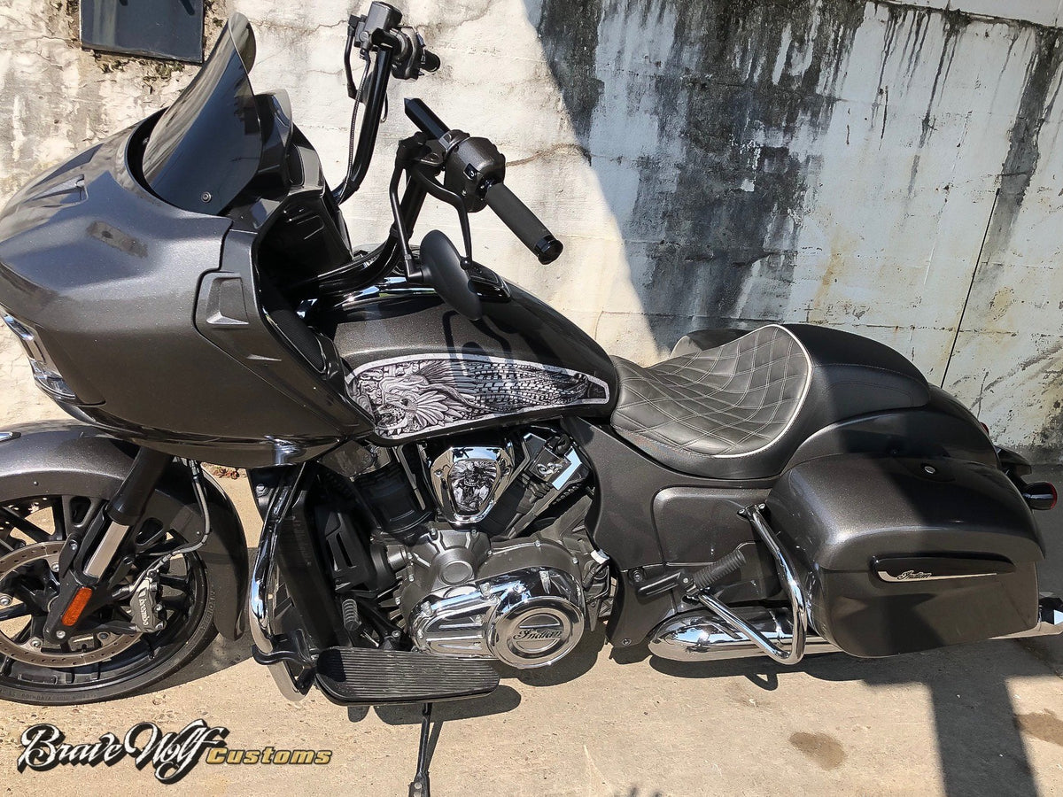 Azteca (B&W) Tank Decal Set for Indian Powerplus lineup