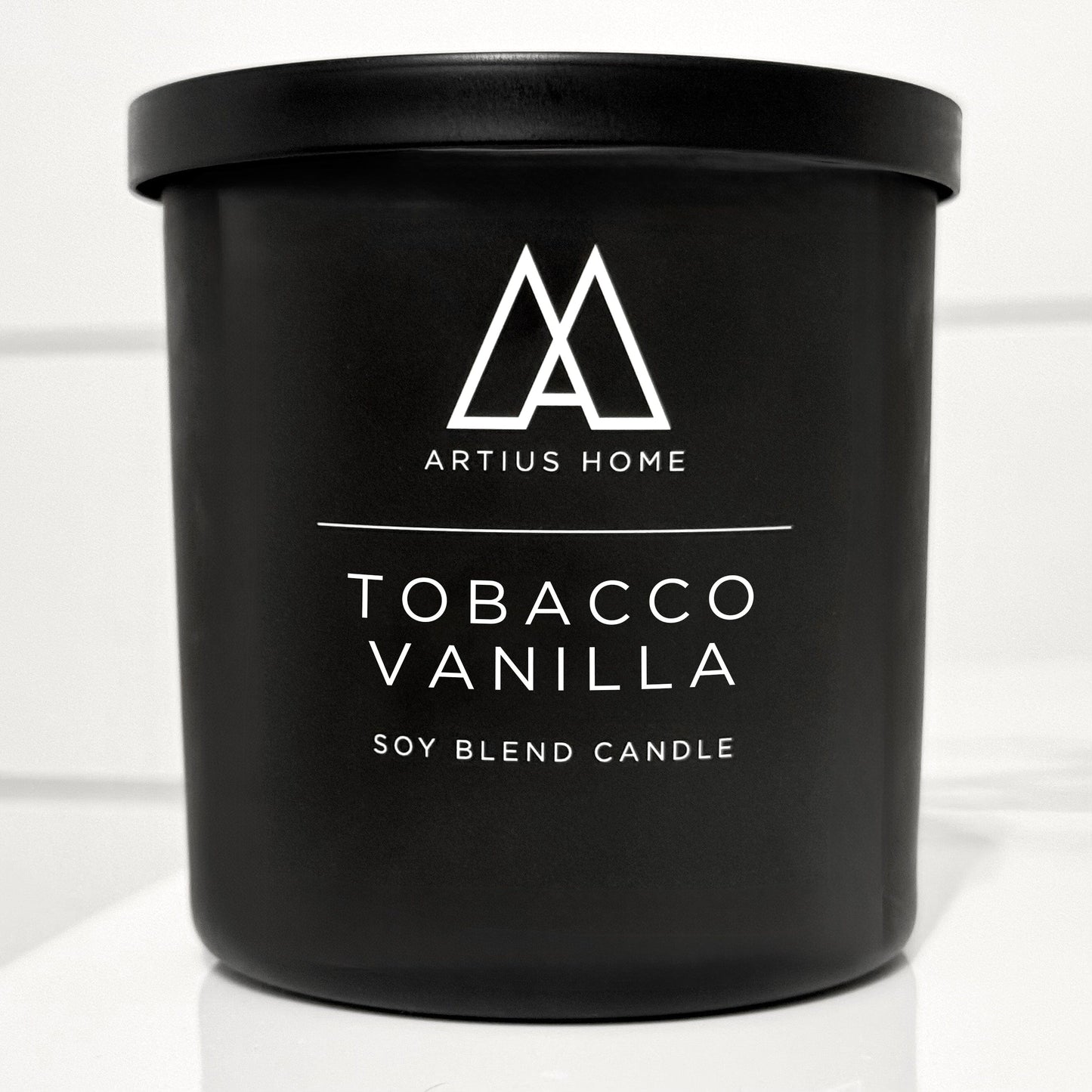 Tobacco Vanilla Wood Wick Candle – Warm, Smooth, and Comforting (10 oz)