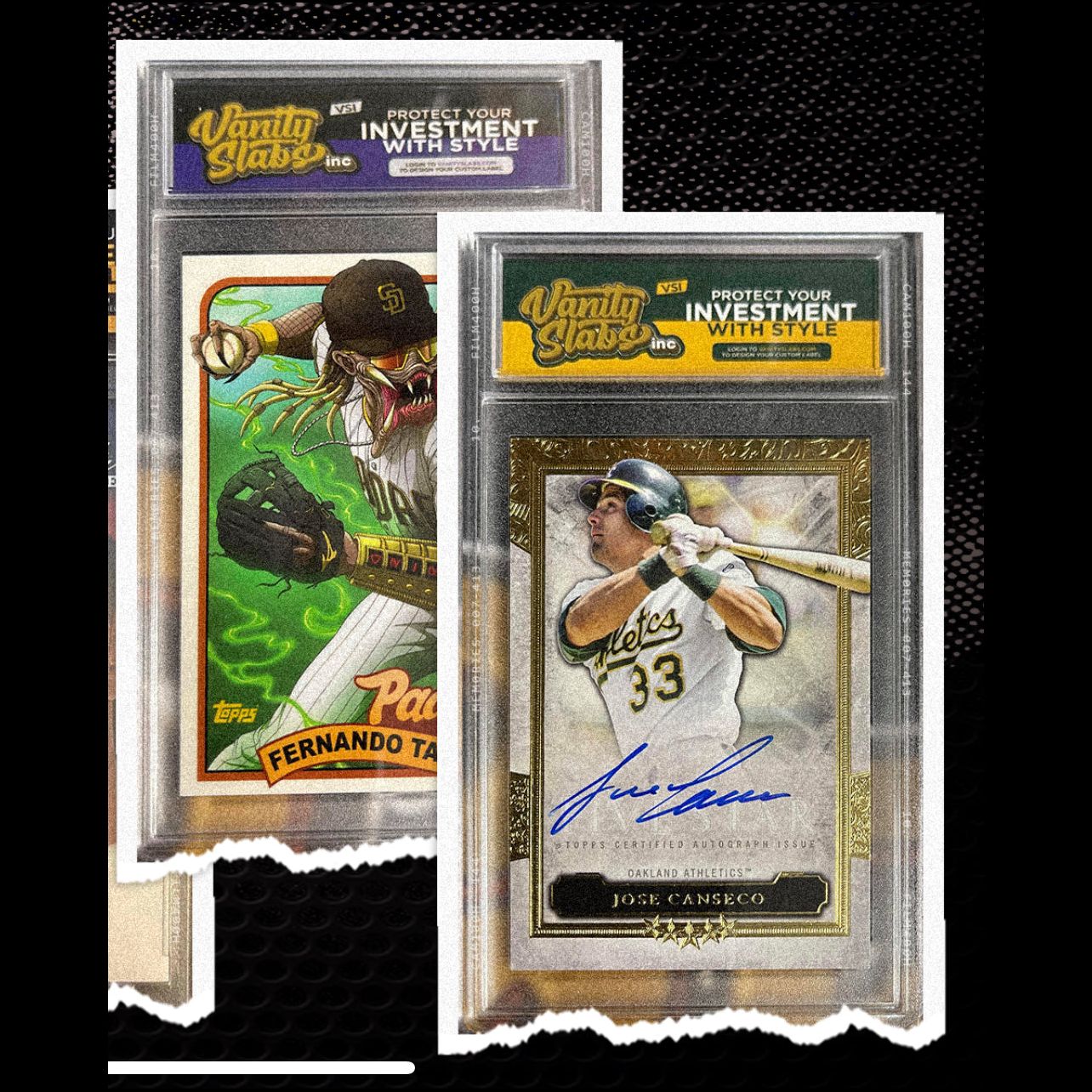 Vanity Slabs Holder for RPA Cards 130pt Thickness Empty Slab for Thick Trading Cards