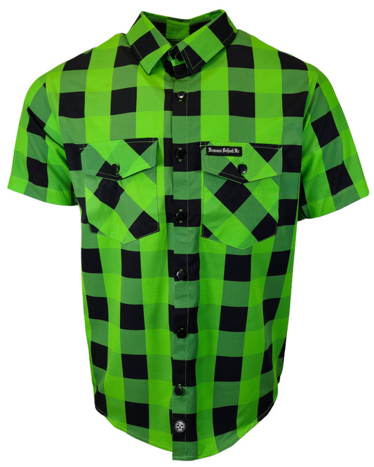 "Incredible H" Light-Weight 4-Way Stretch Button Up