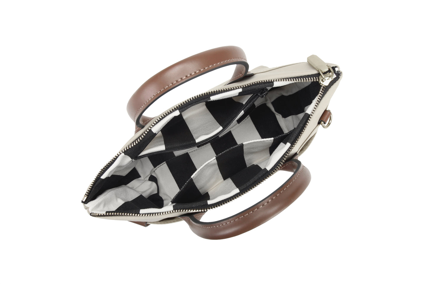 Dot | Khaki Nylon + Brown Leather