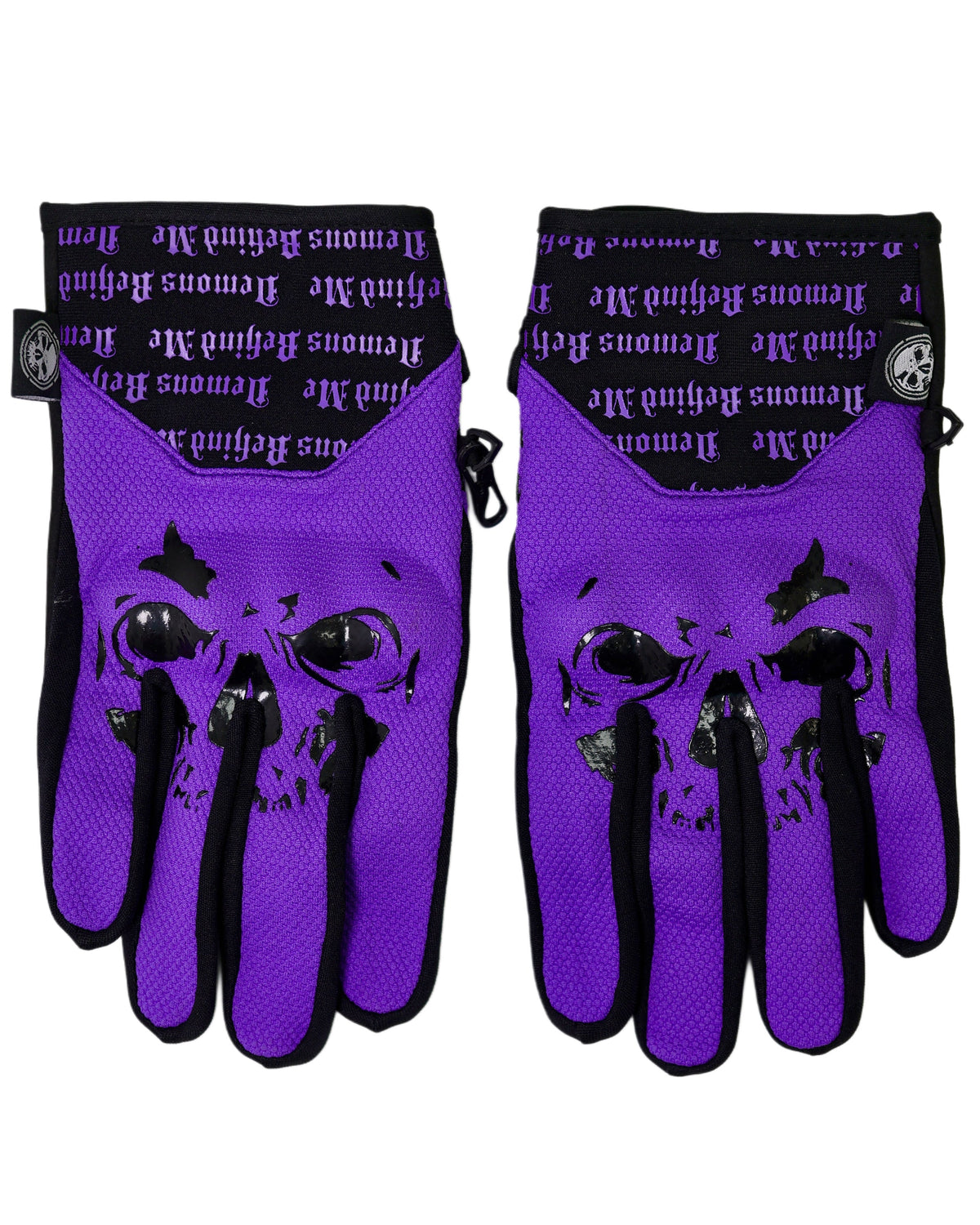 NEW! Big Skull Padded Riding Gloves