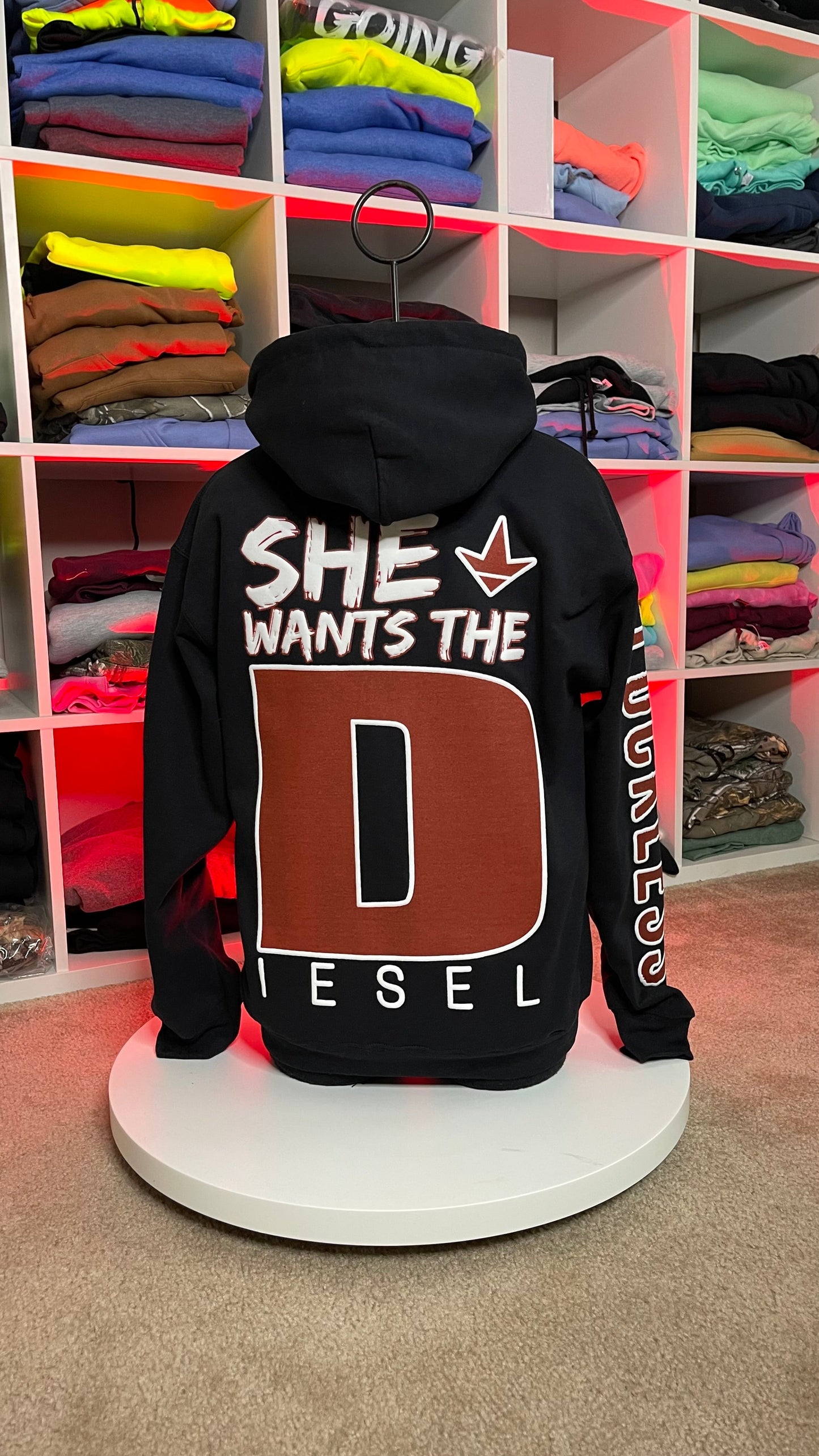 She Wants the Diesel Hoodie