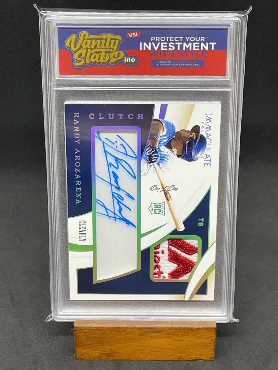 Vanity Slabs Holder 130pt Thickness for Thick RPA Patch Size Trading Cards for Baseball Football Hockey Basketball Cards