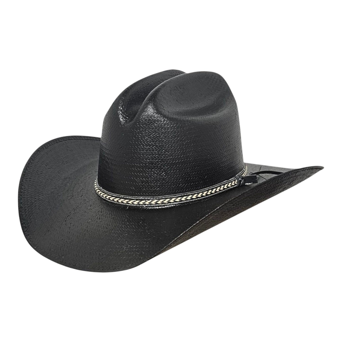 BACKROADS BLACK SHANTUNG STRAW 210