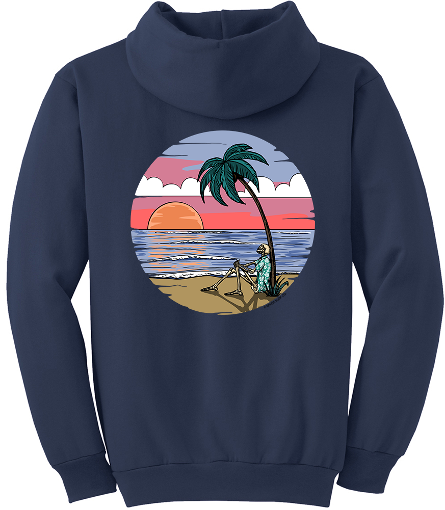 Koloa Skeleton Palm Hoodie
