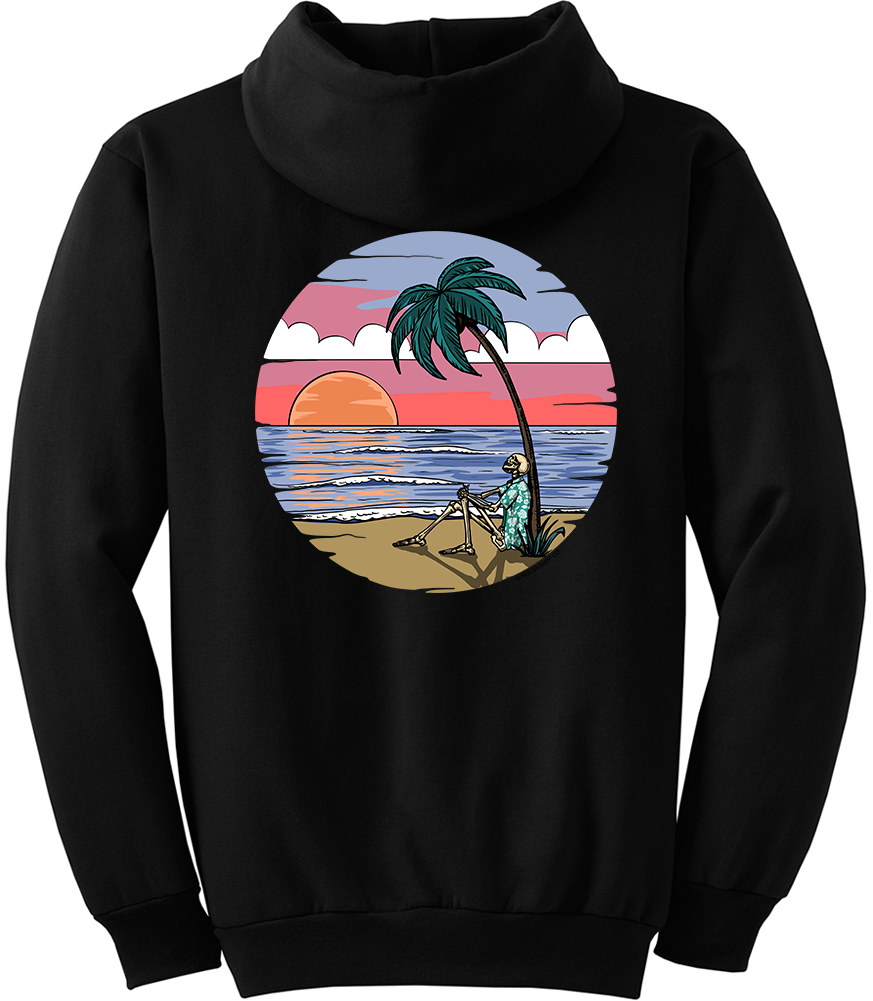 Koloa Skeleton Palm Hoodie