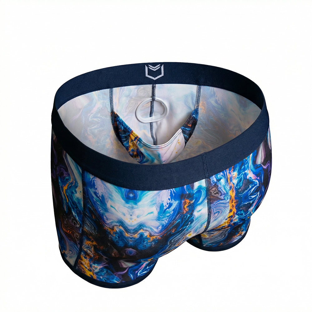 V Bamboo 8" Boxer Brief - Zen Pouch™ Duo