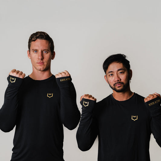 SHEATH Men's Long Sleeve Base Layer Top