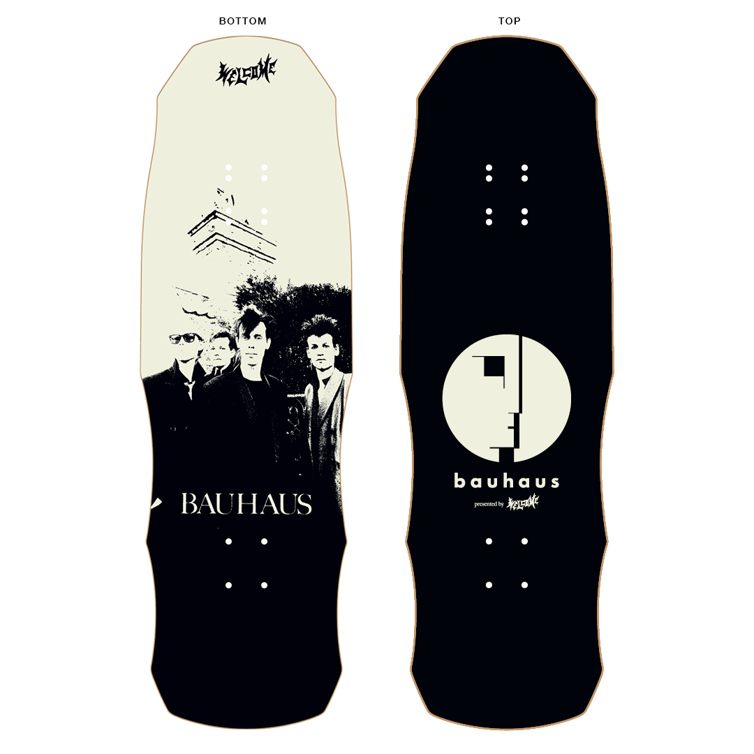 WELCOME X BAUHAUS "PORTRAIT"  9.75" COMPLETE SKATEBOARD