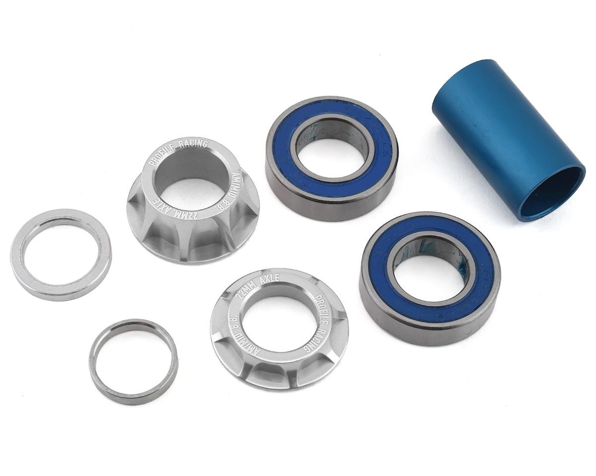 Profile Racing Mid Bottom Bracket 22mm Kit - Silver
