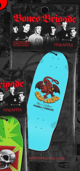 Powell Peralta Bones Brigade Series 15 Caballero Air Freshener - Pineapple Scented