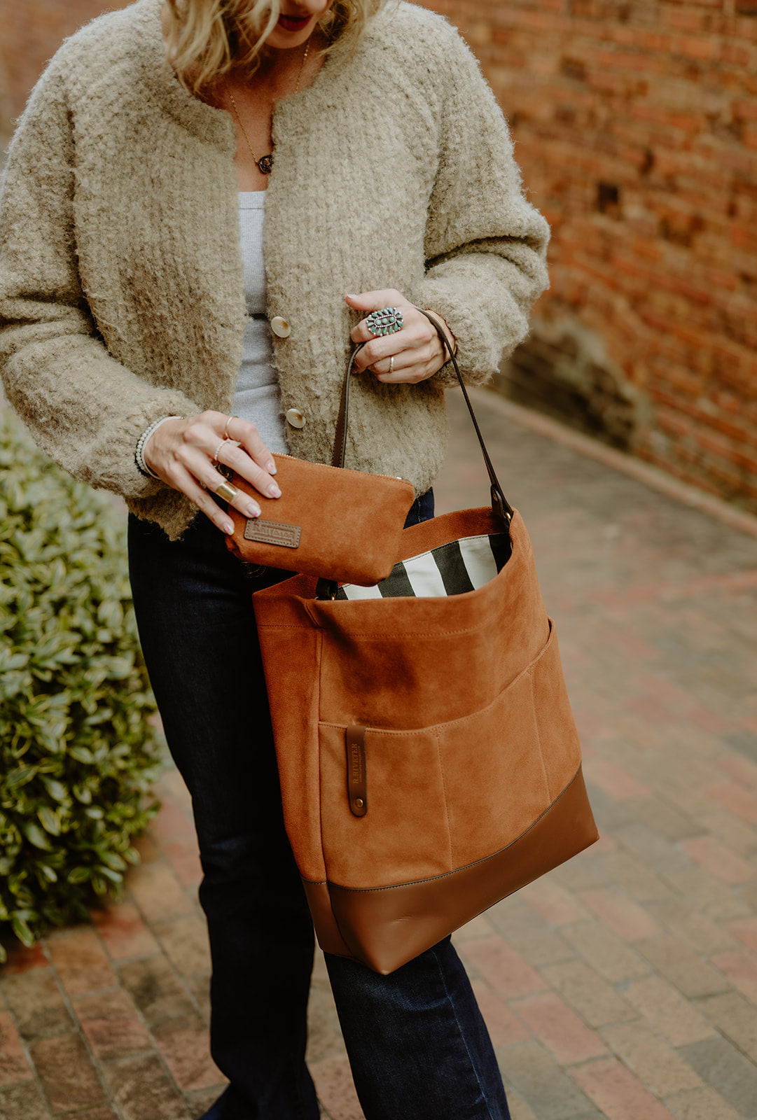 Doyle | Rust Suede + Saddle Brown
