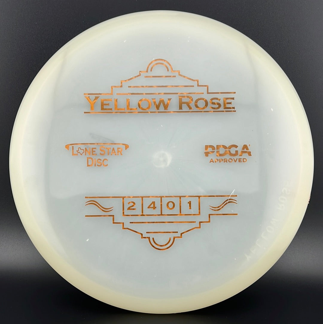 Alpha Glow Yellow Rose - First Run