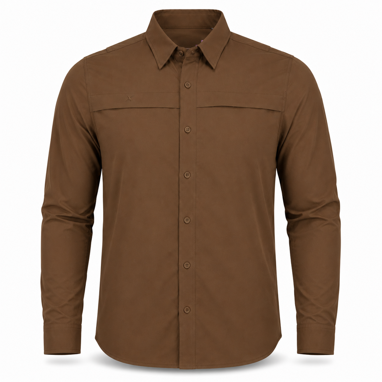 Long Sleeve Solid Lifestyle Button Down w/ REPEL-X