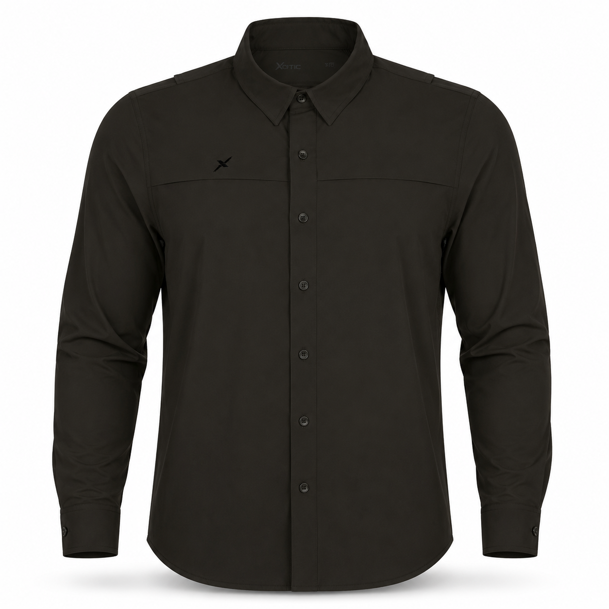 Long Sleeve Solid Lifestyle Button Down w/ REPEL-X