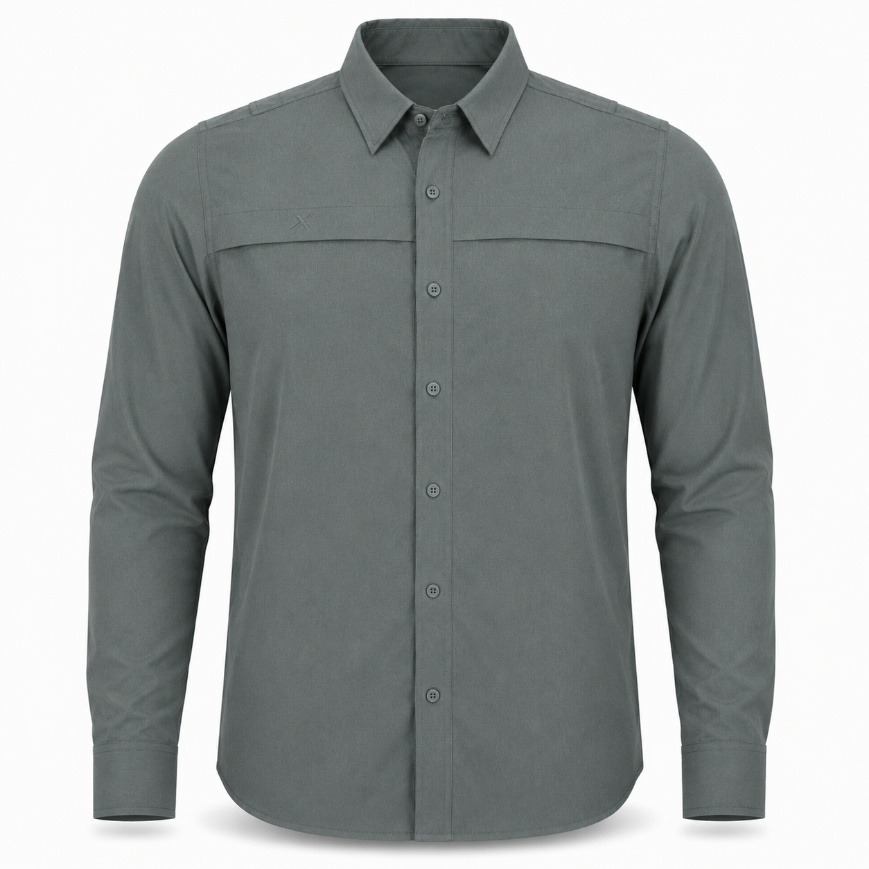 Long Sleeve Solid Lifestyle Button Down w/ REPEL-X