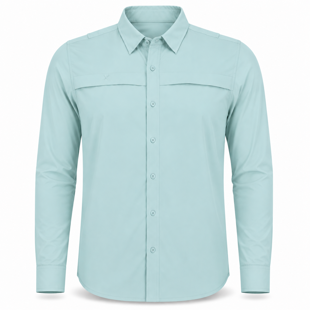 Long Sleeve Solid Lifestyle Button Down w/ REPEL-X