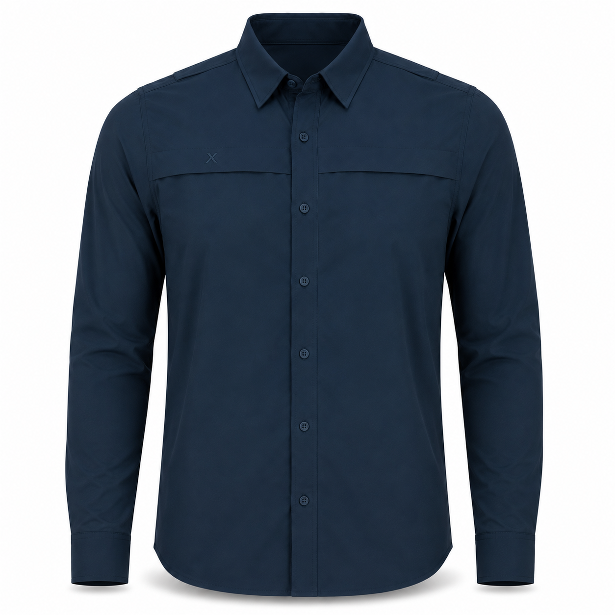 Long Sleeve Solid Lifestyle Button Down w/ REPEL-X