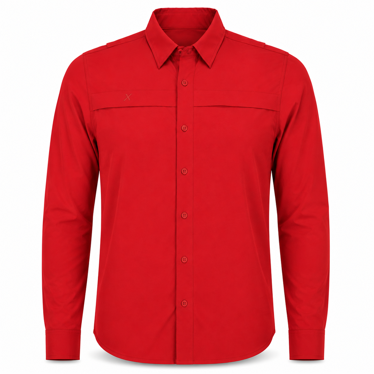 Long Sleeve Solid Lifestyle Button Down w/ REPEL-X