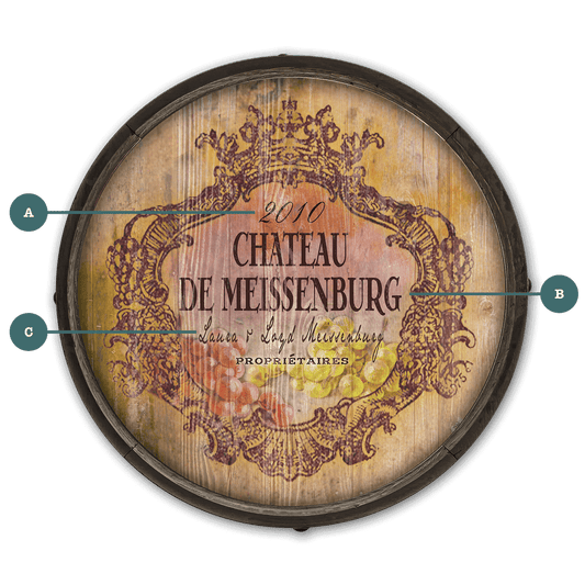 Chateau de Meissenburg - Barrel End Wall Art
