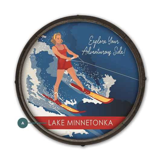Explore Your Adventurous Side - Barrel End Wall Art