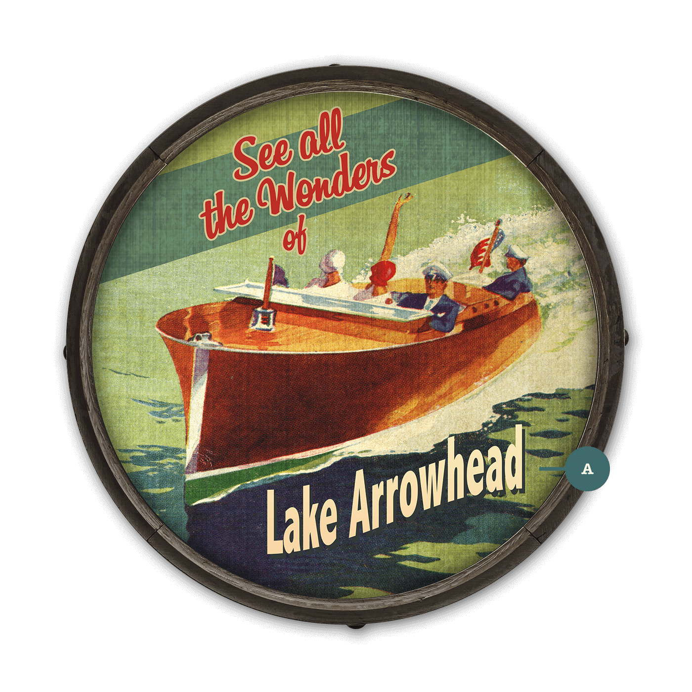 See the Wonders - Barrel End Wall Art