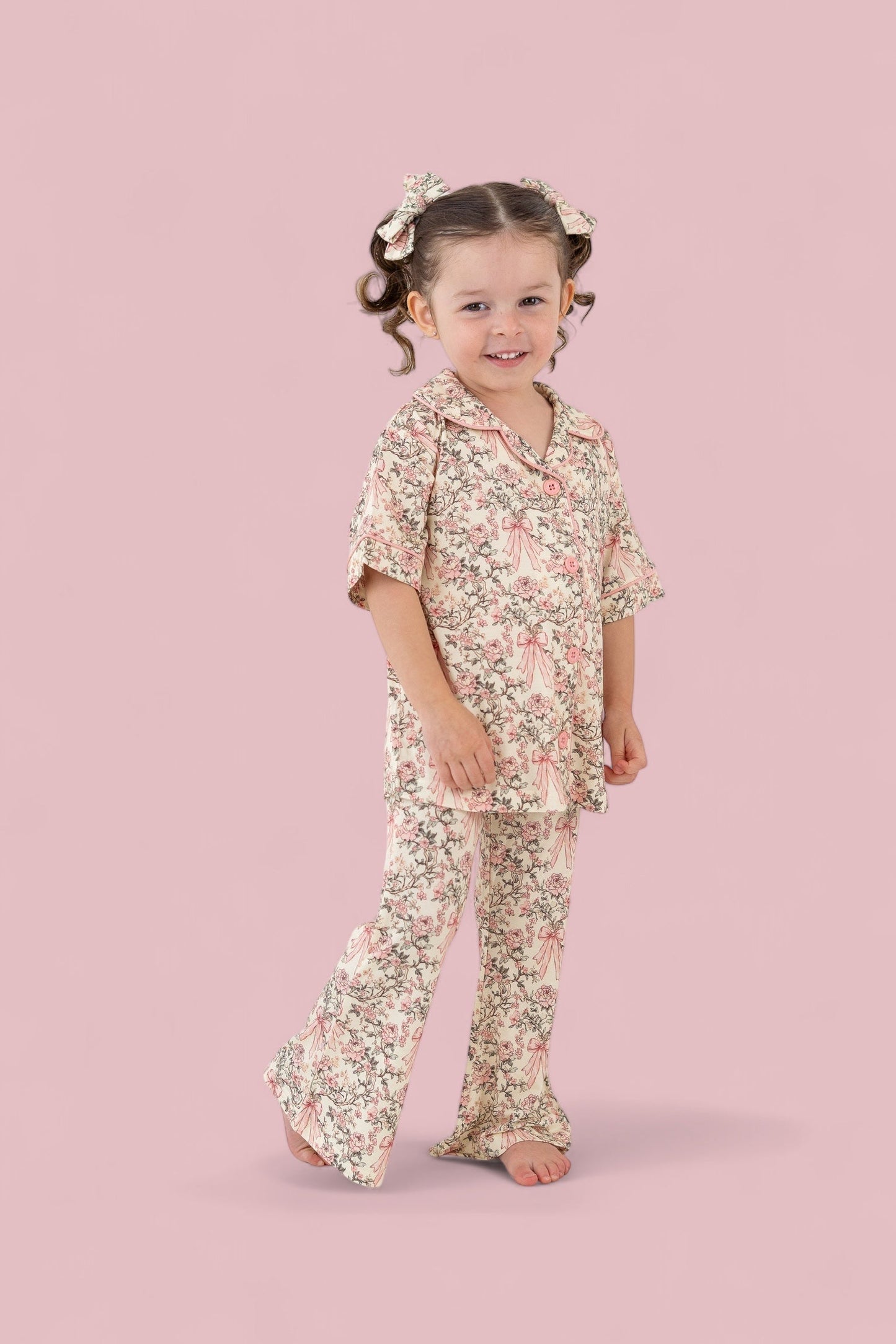 VICTORIAN BLOOM DREAM GIRL'S FLARE SET