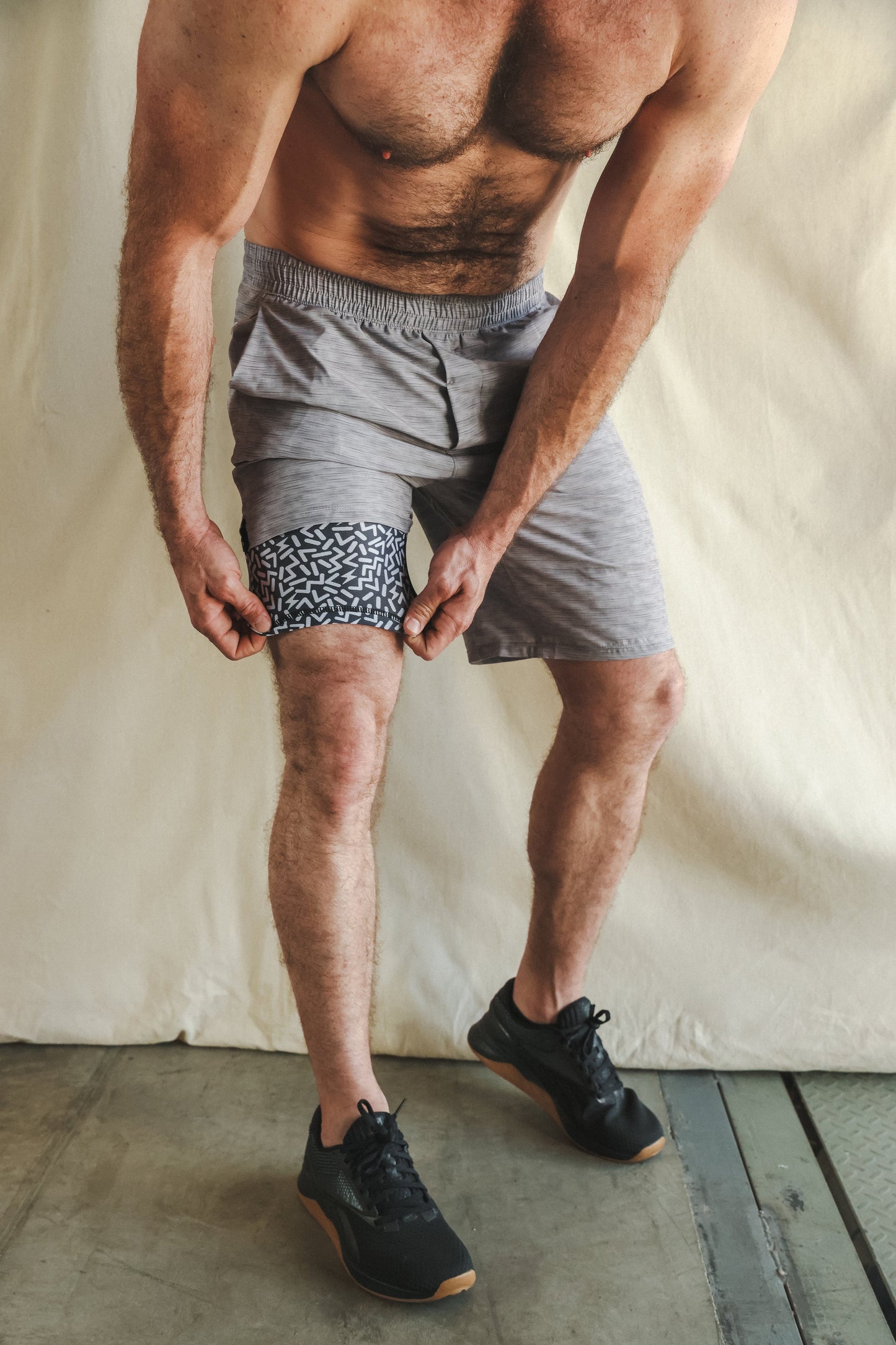 The Junk Trunks | Grey Ball Hammock® 9 Inch Athletic Shorts