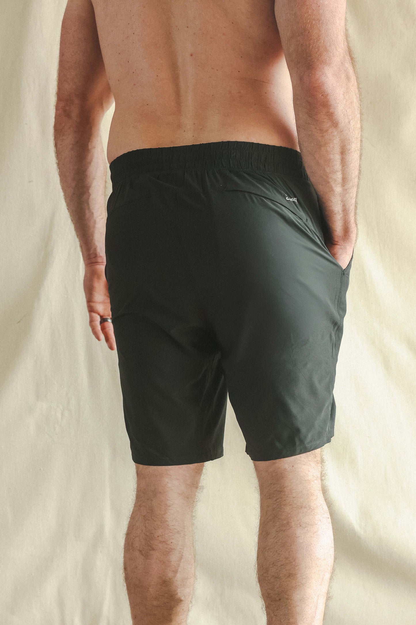 The Water Break | Black and Green Neon Ball Hammock® 9 Inch Athletic Shorts