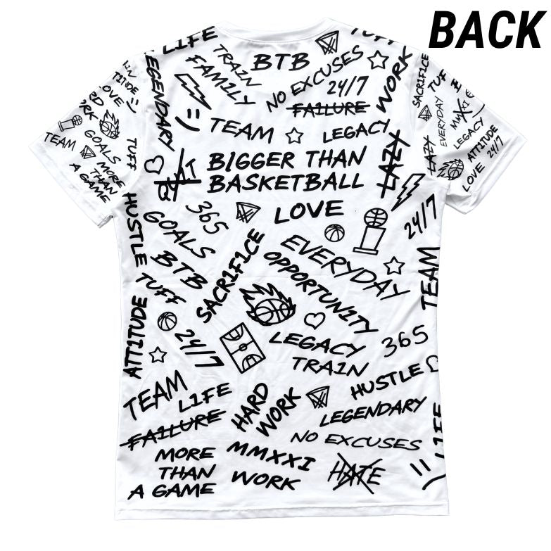 Emotions - Performance Compression T-Shirt - White