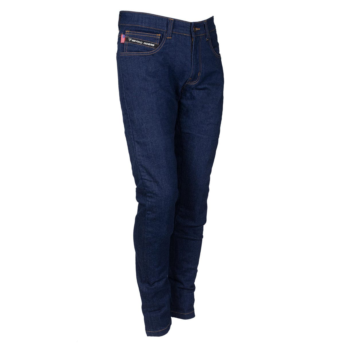 Straight Leg Protective Denim Pants (Jeans) - Blue