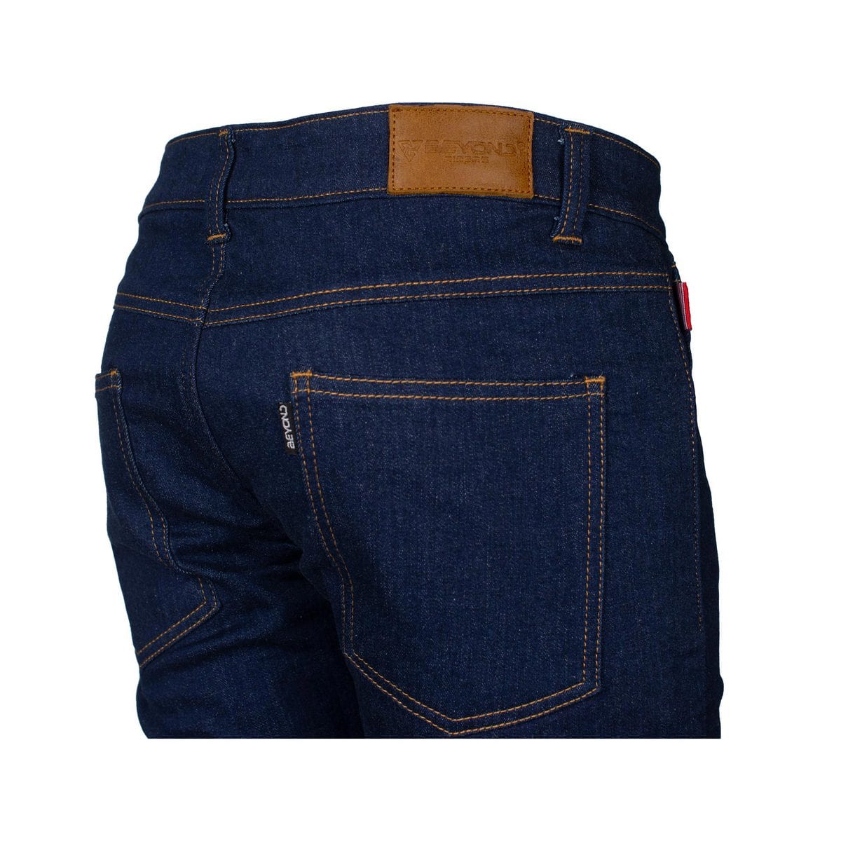 Straight Leg Protective Denim Pants (Jeans) - Blue
