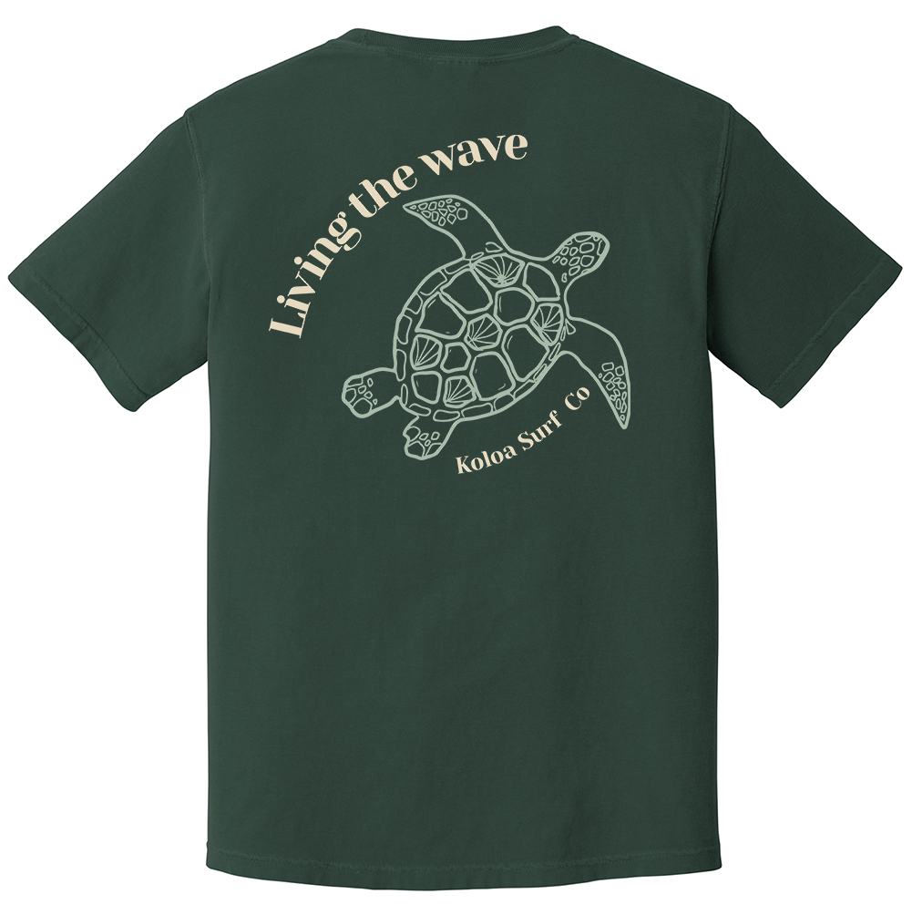Koloa Turtle Wave Pigment Dye T-Shirt