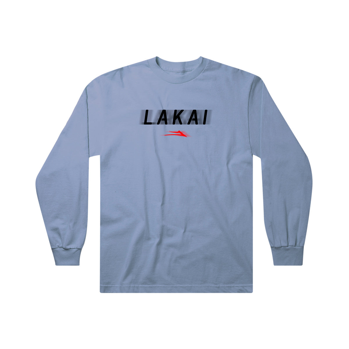 Lakai Blur Long Sleeve Tee - Stonewash Blue