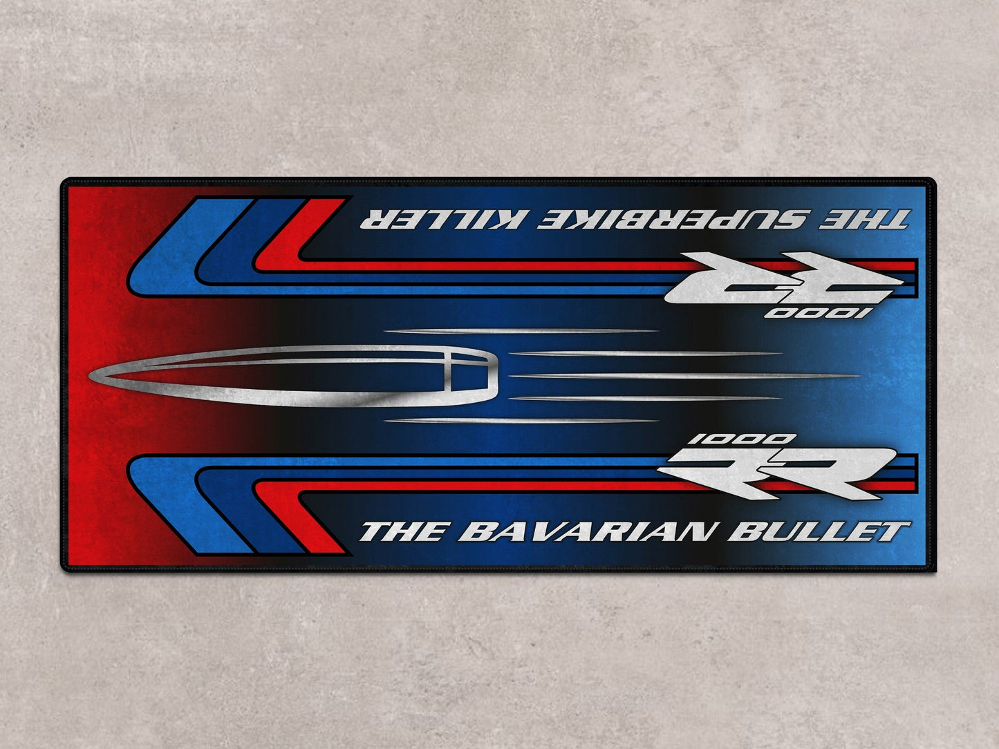 MPM Motorcycle Mat for BMW S1000RR "The Bavarian Bullet" - MM7244