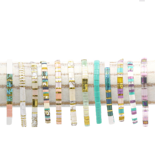BOHO SUNRISE - Tila Bead Bracelets