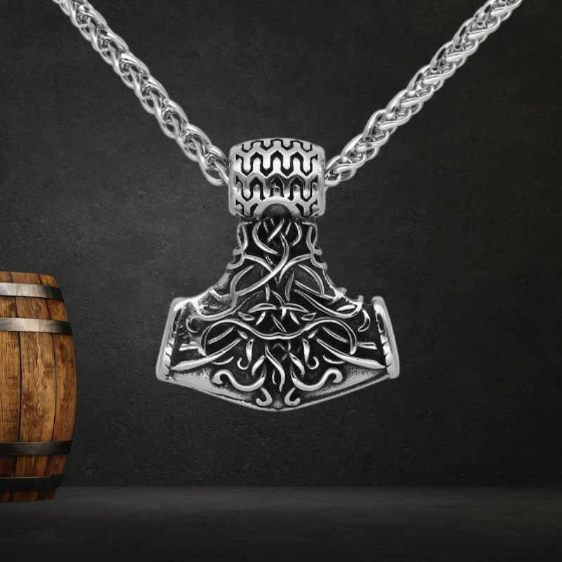 Thor's Hammer Mjolnir Handmade Necklace