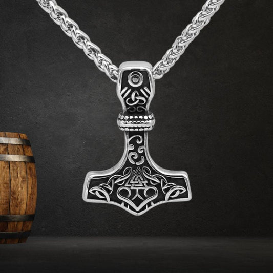 Thor's Hammer Mjolnir Handmade Necklace