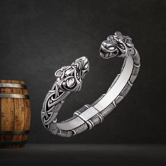 Fenrir The Wolf Handcrafted Bracelet