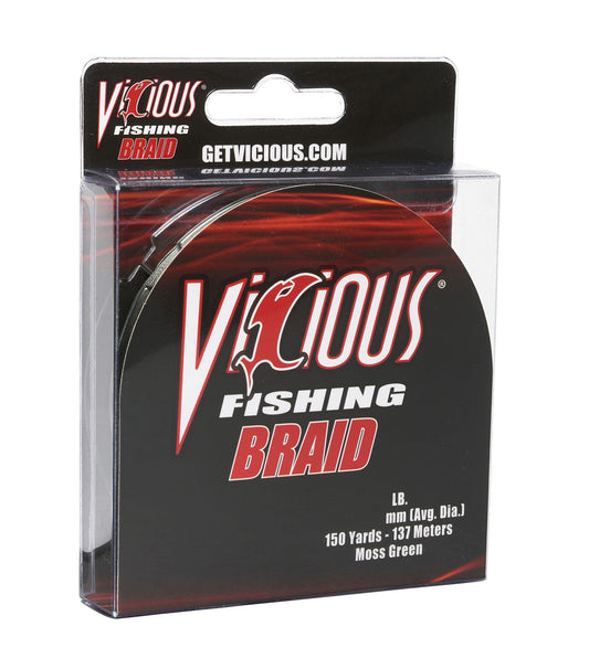 Vicious Standard Green Braid - 30 Lb Test