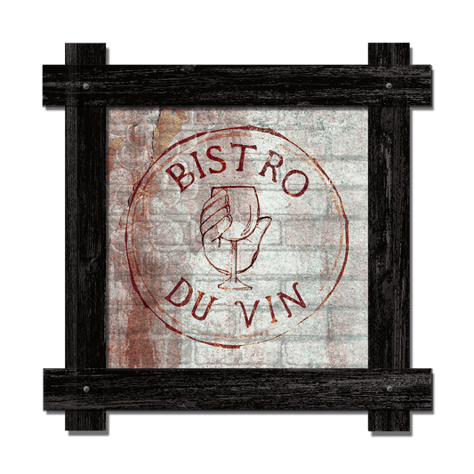 Bistro du Vin - Framed Wall Art